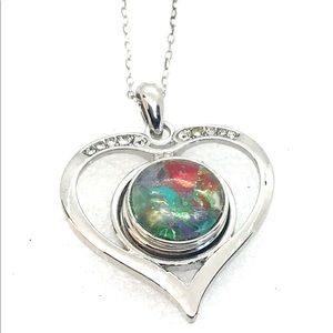 Heart Necklace Handmade 20mm snap SN20